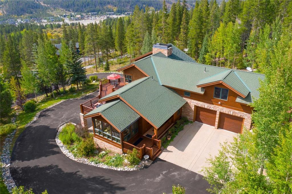 52 Rounds Road Breckenridge, CO 80424 - Photo 33 of 35 an aerial view of a house with swimming pool and outdoor space