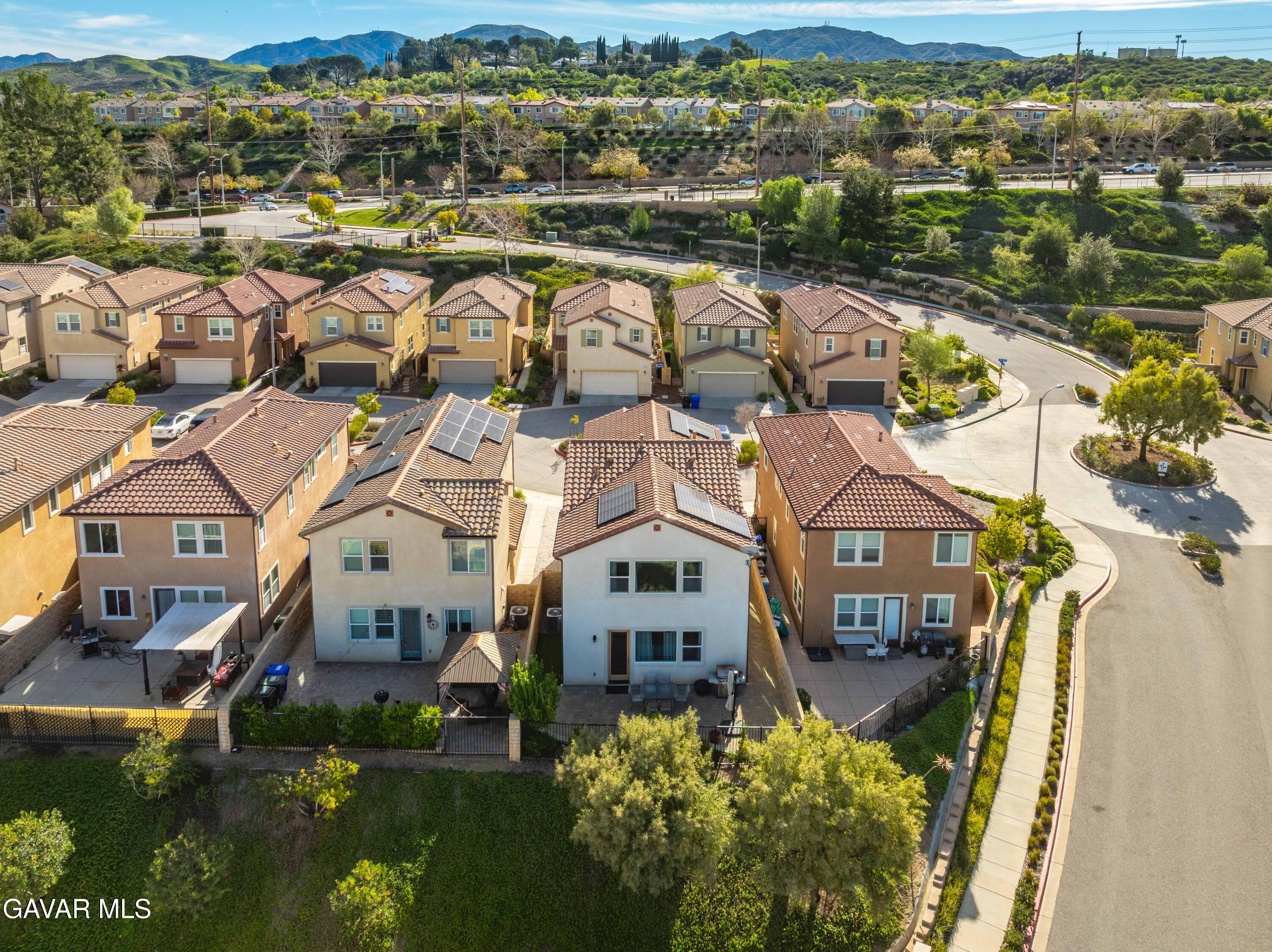 19849 Via Ott Santa Clarita, CA 91321 - Photo 8 of 52 an aerial view of residential houses with outdoor space and river
