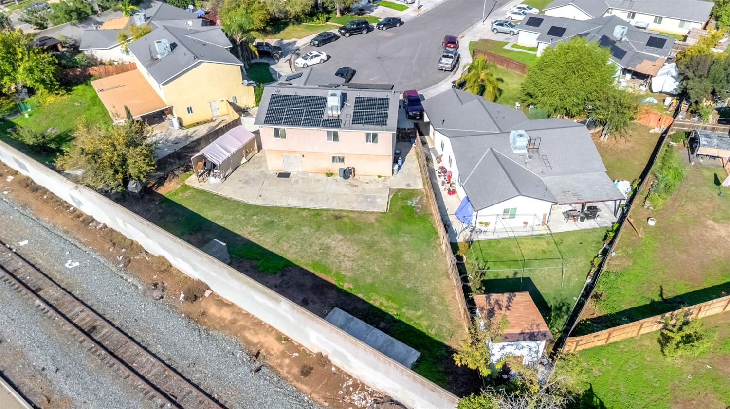 2061 Seventh Street Fresno, CA 93702 - Photo 31 of 38 an aerial view of a swimming pool