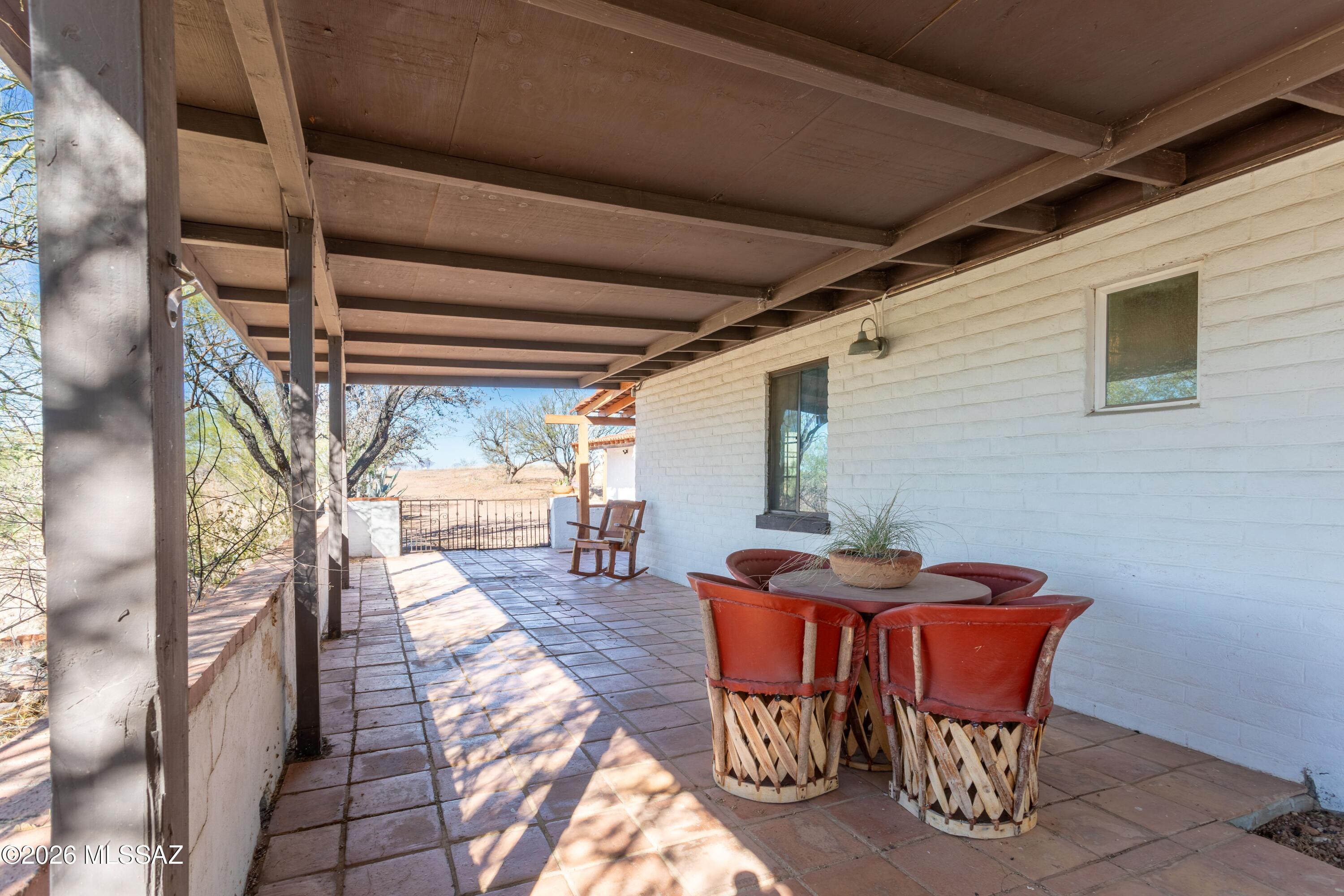 13520 West Universal Ranch Road Arivaca, AZ 85601 - Photo 29 of 48 covered porch