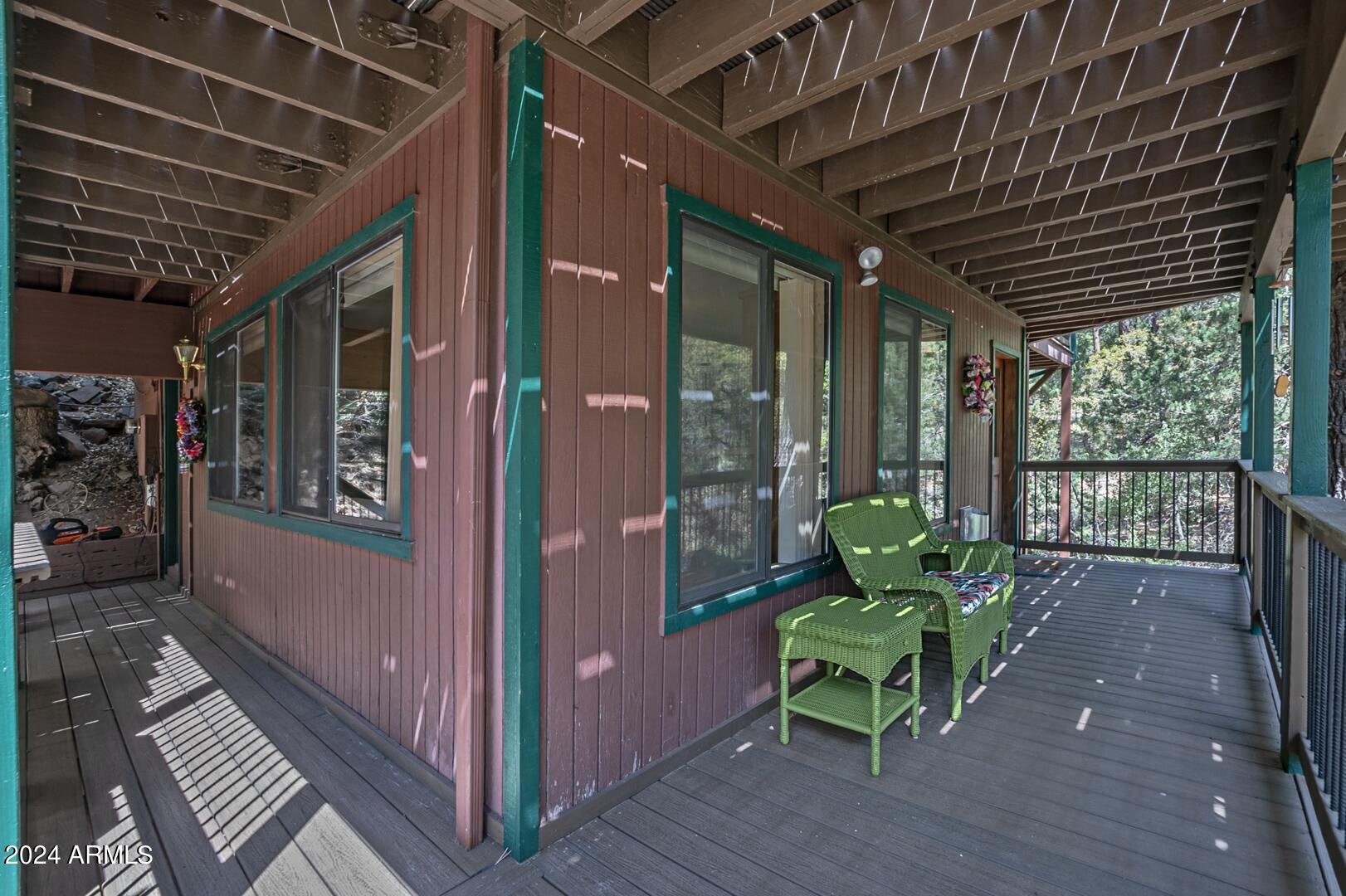 6010 Arroyo Way Pine, AZ 85544 - Photo 42 of 52 a porch with seating space