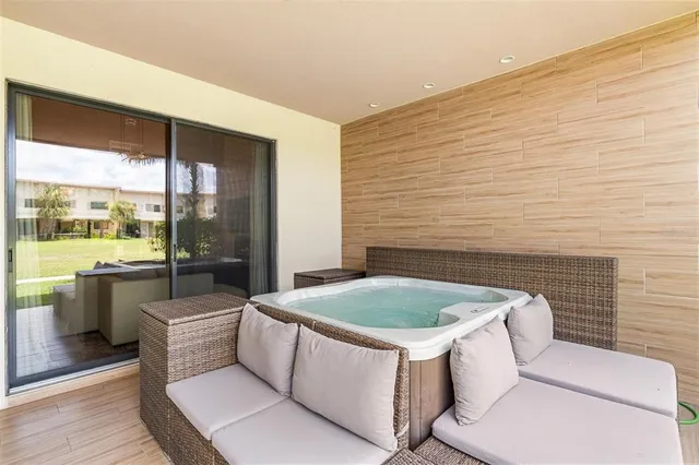 a view of a house with a ocean view