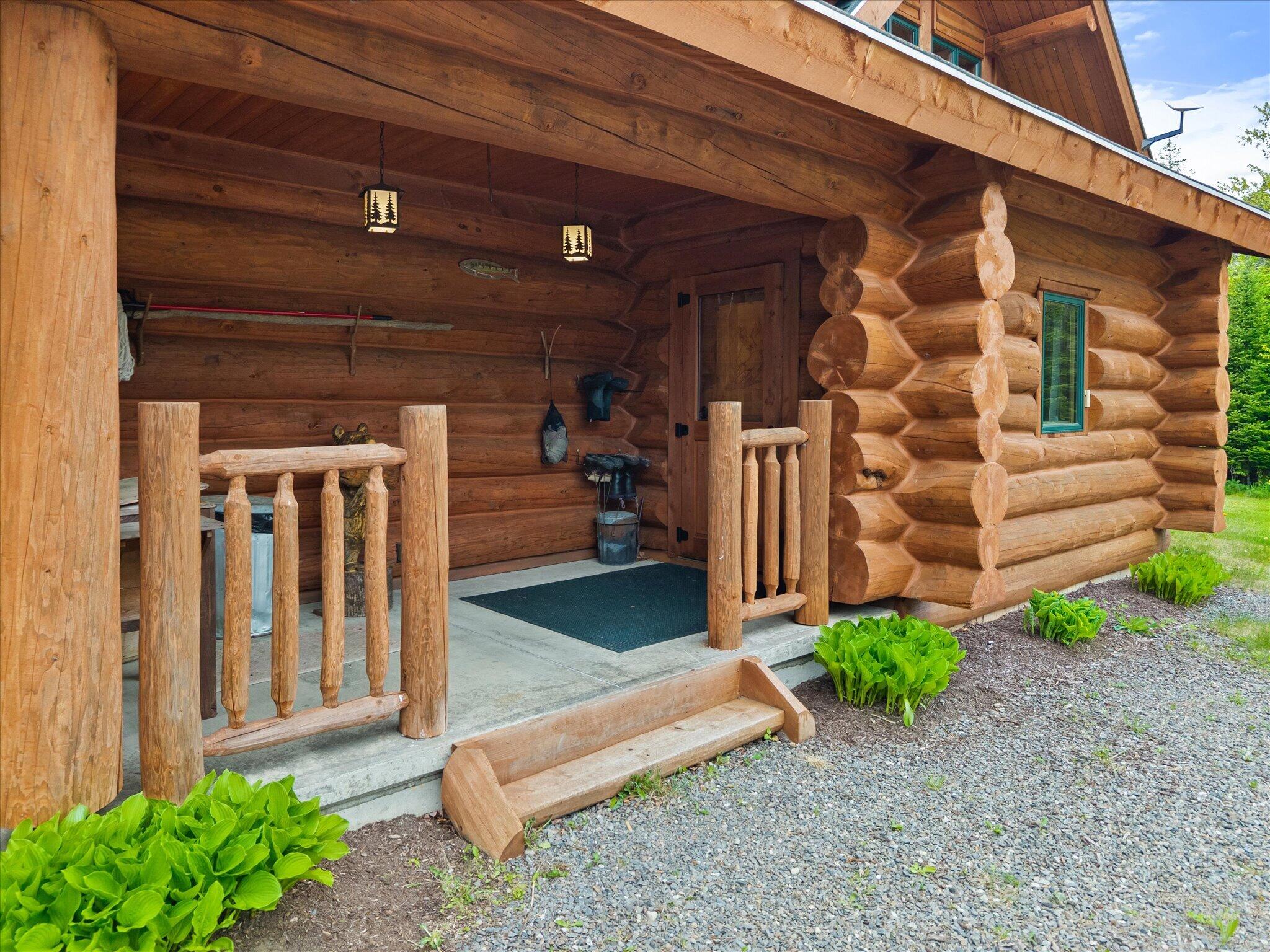 314 Atwood Pond Road Patten, ME 04765 - Photo 14 of 76 Entrance to cabin...