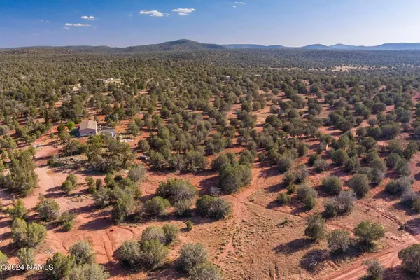 a view of city and mountain
