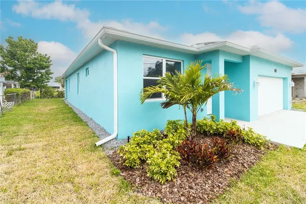 a view of a door of the house