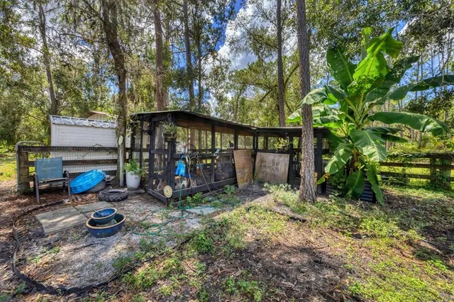 a view of a storage room with water heater