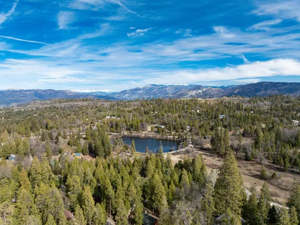 a view of lake and mountain