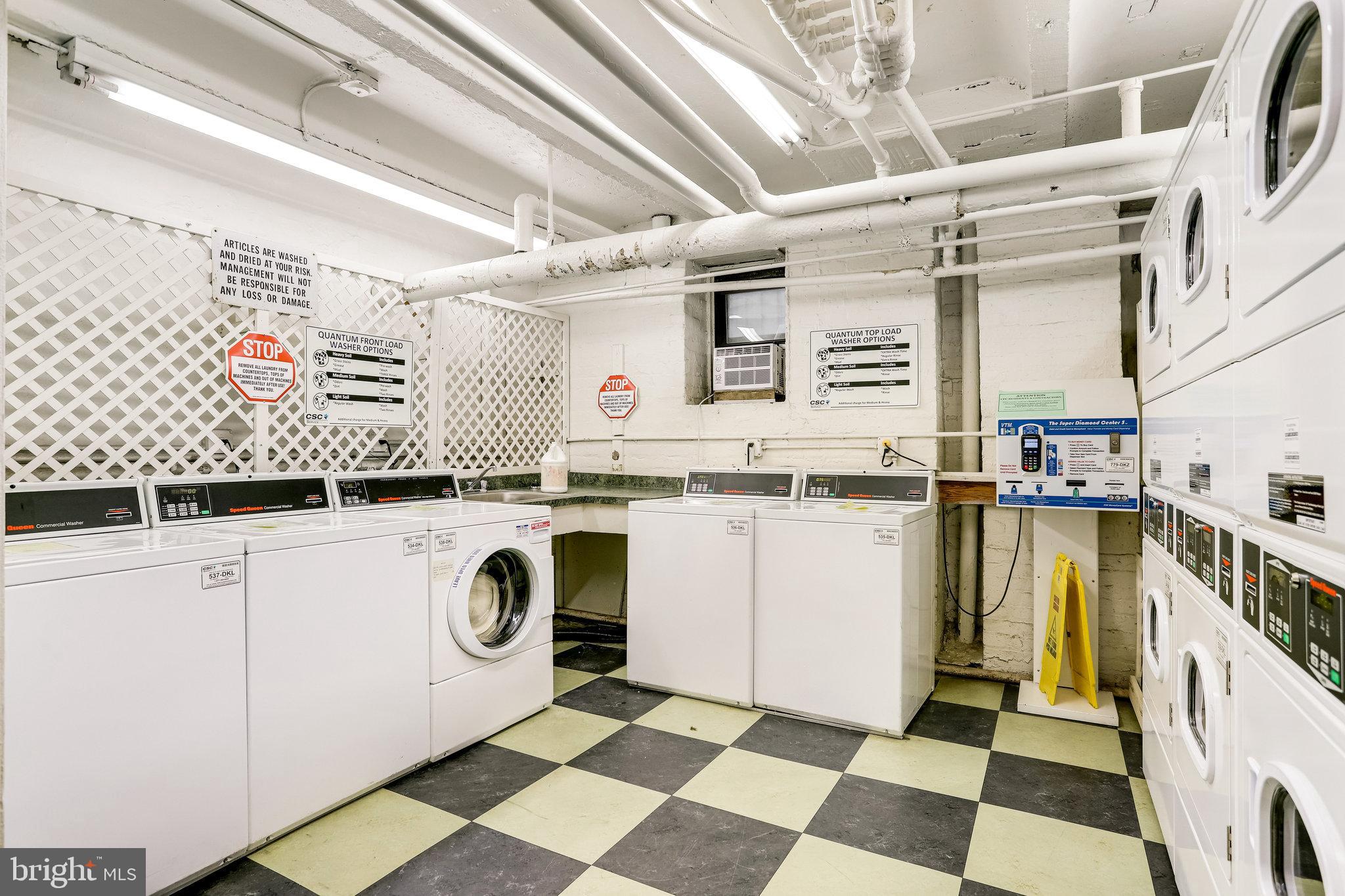 1514 17th Street Northwest, Unit 412 Washington, DC 20036 - Photo 23 of 23 Sparkling Laundry Facilities