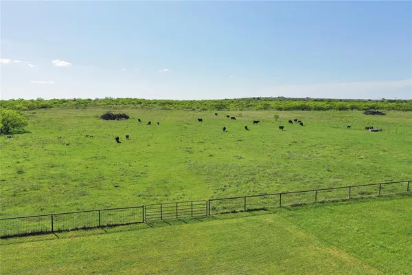 a view of a green field
