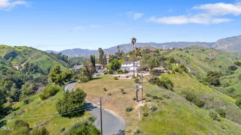 a view of a city with a mountain