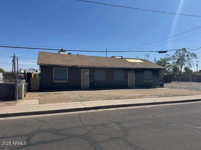 a view of a house with a garage