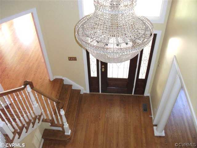 3612 Cannon Ridge Court Midlothian, VA 23113 - Photo 2 of 12 Foyer - View of foyer from cat walk. Chandelier at