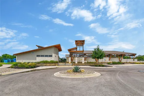 a swimming pool with a yard