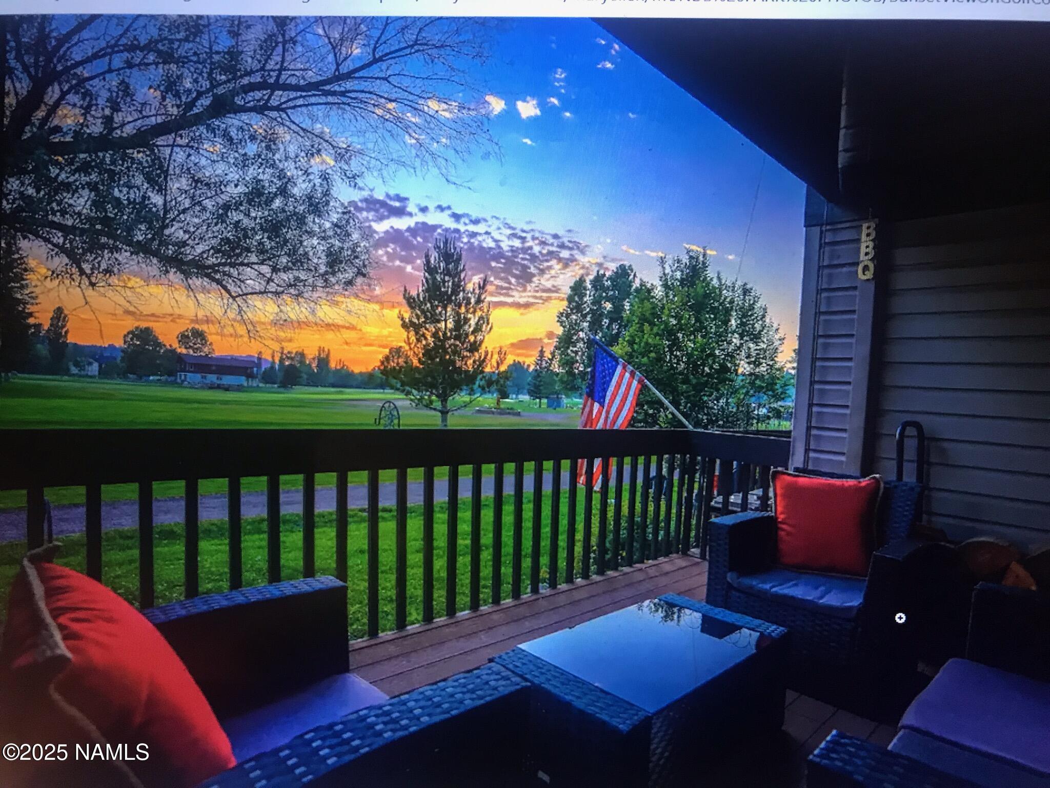 17810 Walapai Road, Unit 72 Munds Park, AZ 86017 - Photo 3 of 30 view from back patio
