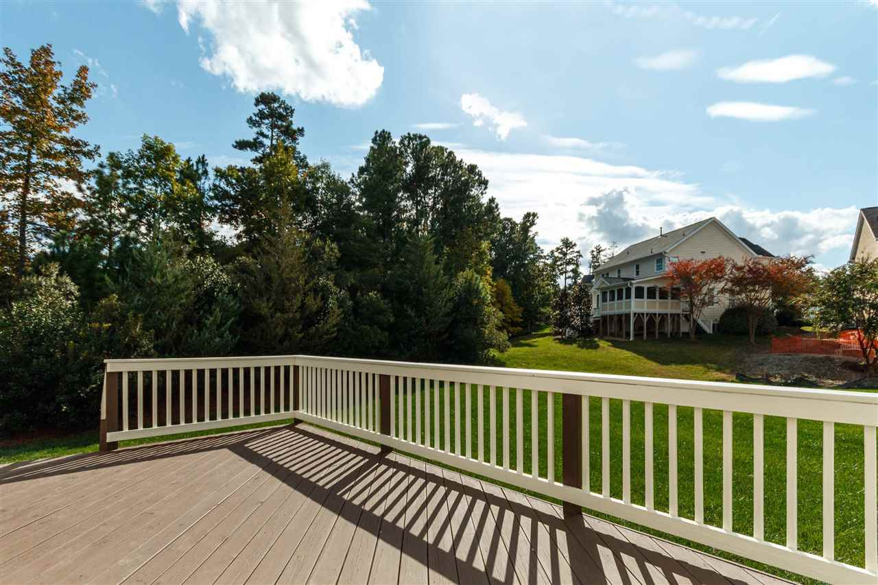 11734 Broadfield Court Raleigh, NC 27617 - Photo 24 of 30 Deck Overlooking Wooded Buffer