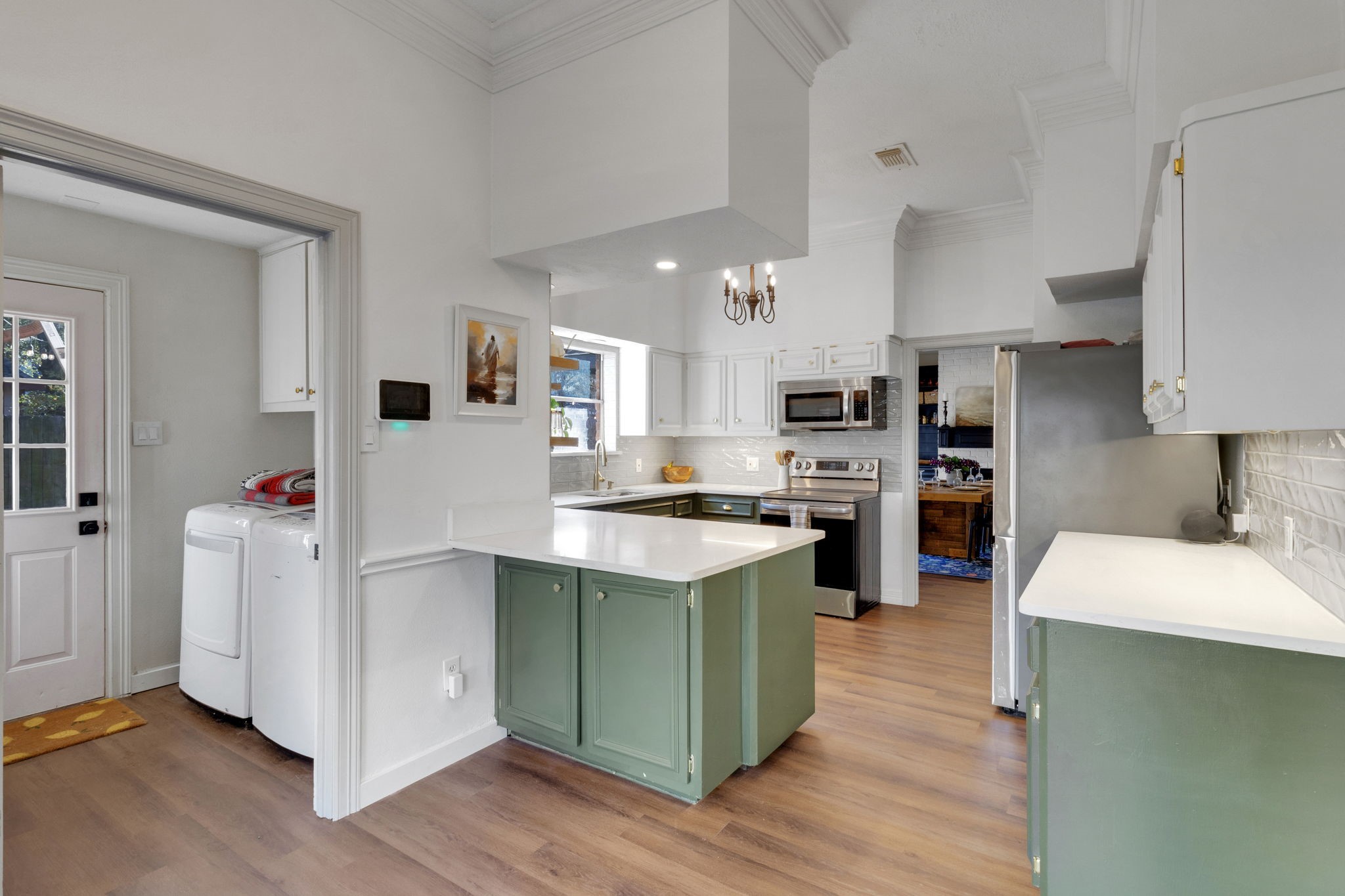 3627 Rolling Forest Drive Spring, TX 77388 - Photo 16 of 47 Another view of kitchen with utility room located just off breakfast area.