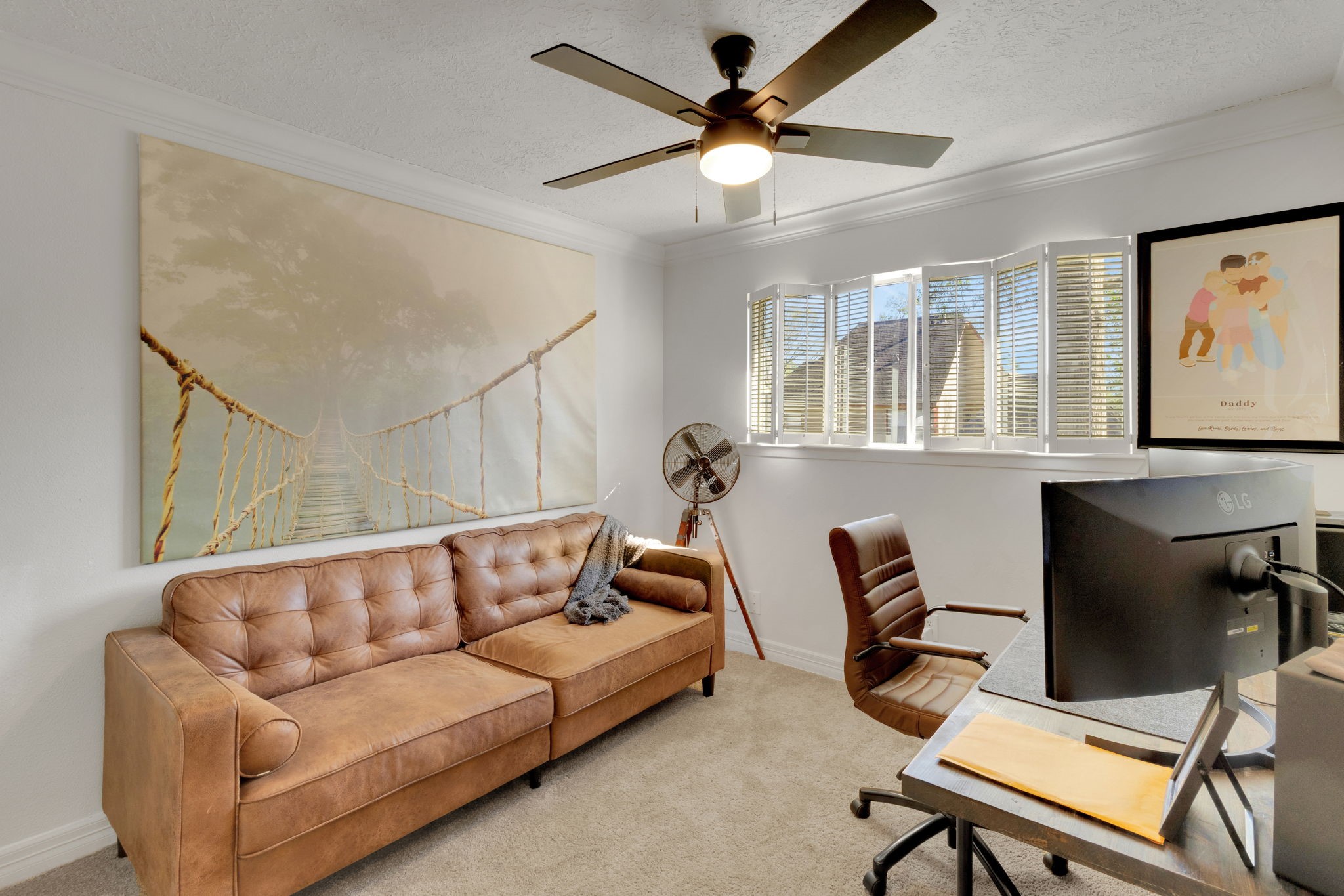 3627 Rolling Forest Drive Spring, TX 77388 - Photo 36 of 47 Fourth bedroom upstairs currently used as private study.