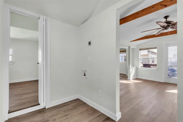 wooden floor in an empty room