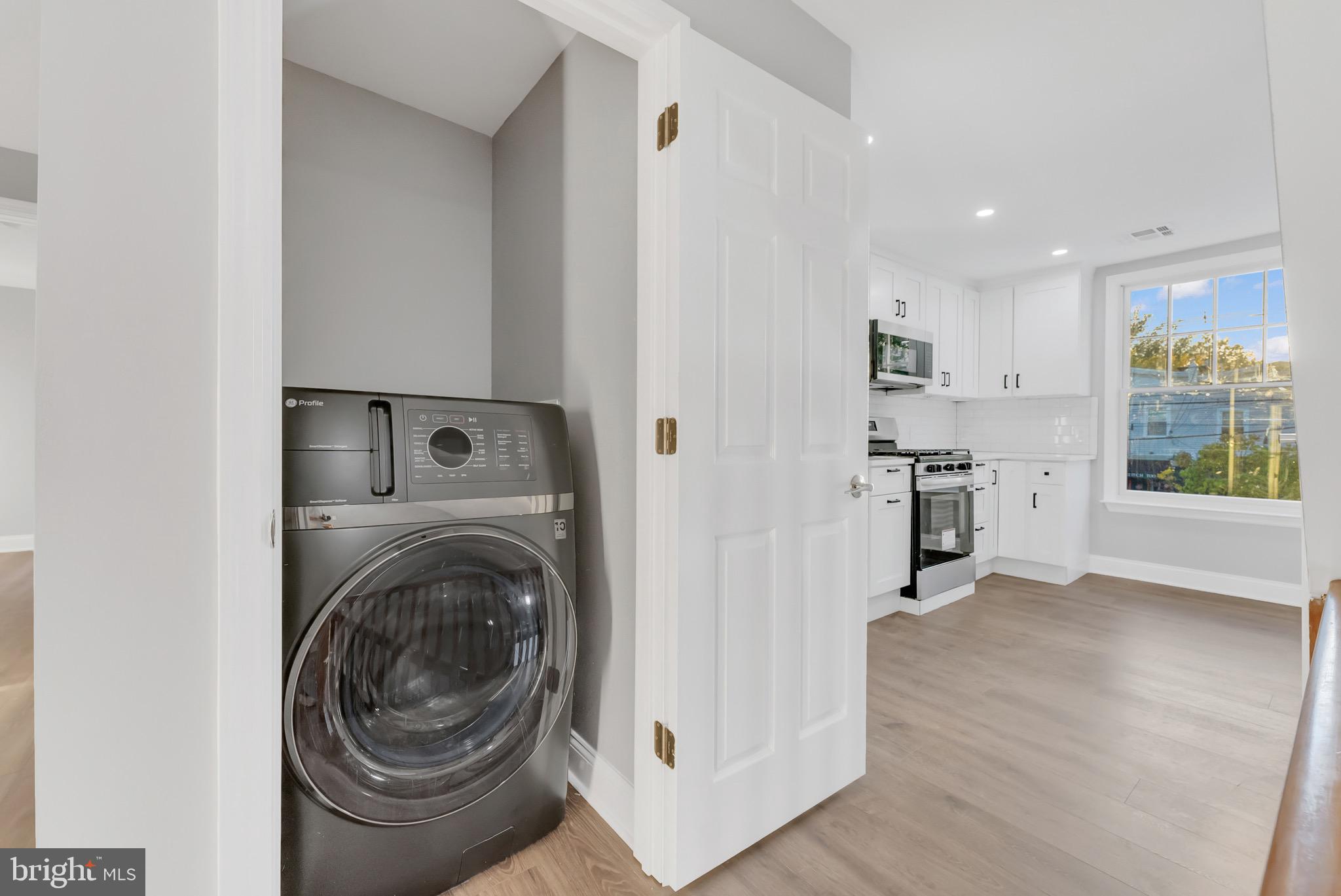 15 North Main Street, Unit B Pennington, NJ 08534 - Photo 6 of 15 a view of a kitchen with washer and dryer