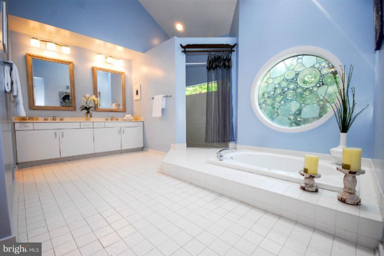 11576 Lake Newport Road Reston, VA 20194 - Photo 5 of 30 a bathroom with a tub sink and mirror