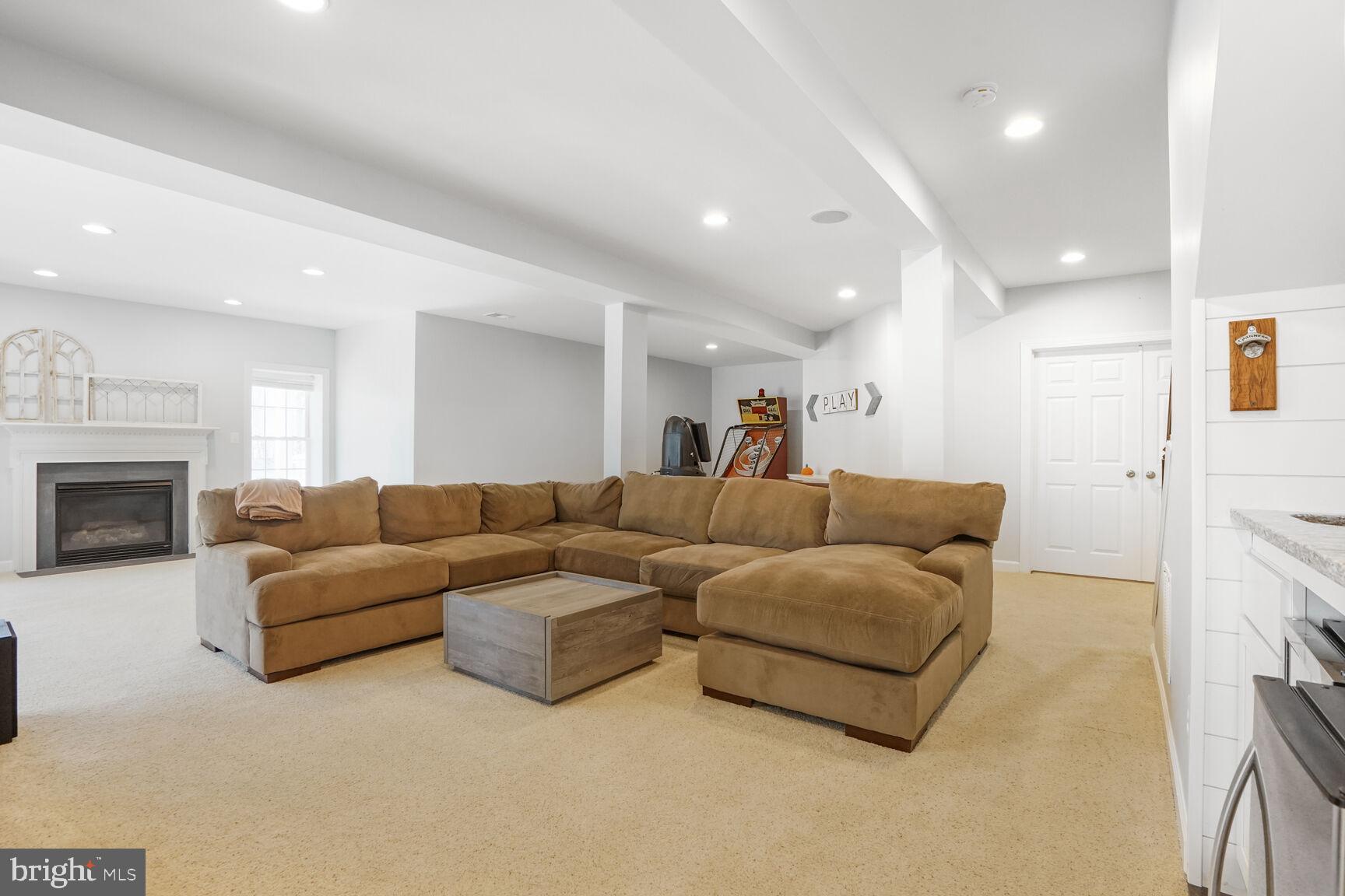 4543 Spring Run Road Warrenton, VA 20187 - Photo 45 of 63 Spacious, light filled basement rec room