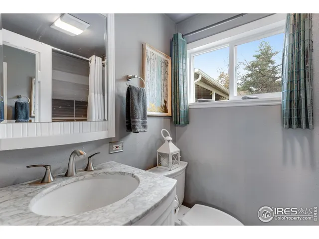 a view of a dry yard with trees and covered in the background