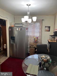 3330 Clay Street Northeast Washington, DC 20019 - Photo 6 of 14 a kitchen with sink refrigerator and dining table