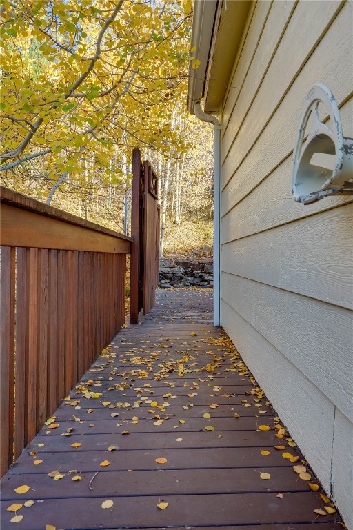 646 Alpine Road Dillon, CO 80435 - Photo 25 of 31 side deck can be accessible from kitchen