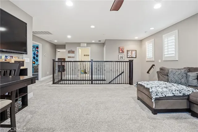 a bed room with a bed and a couch