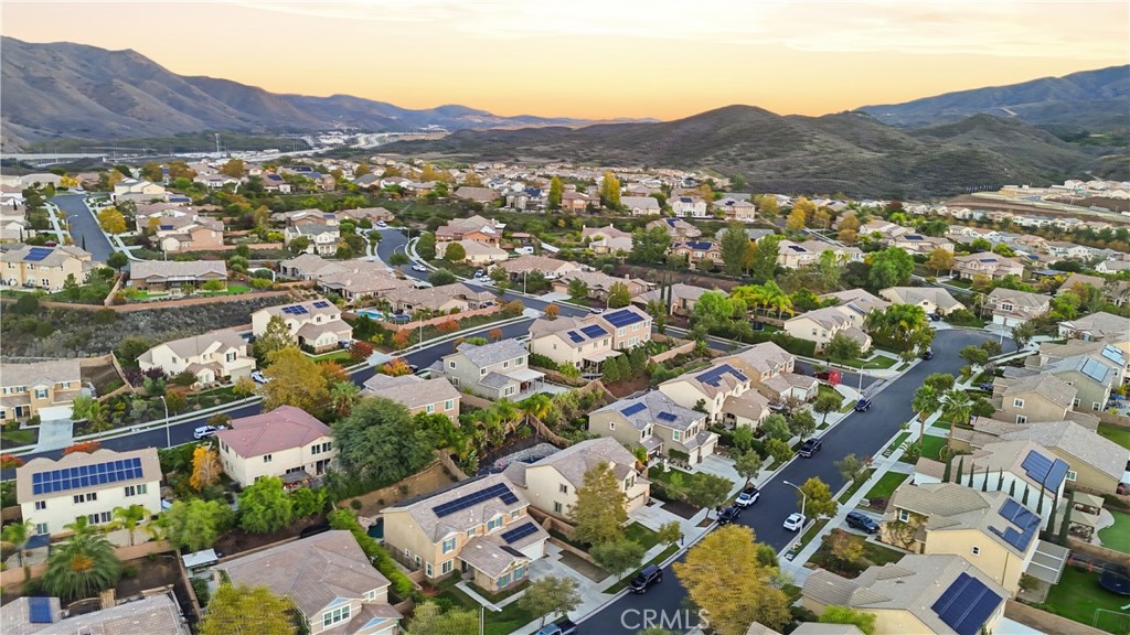25654 Red Hawk Road Corona, CA 92883 - Photo 65 of 75 an aerial view of residential house and green space