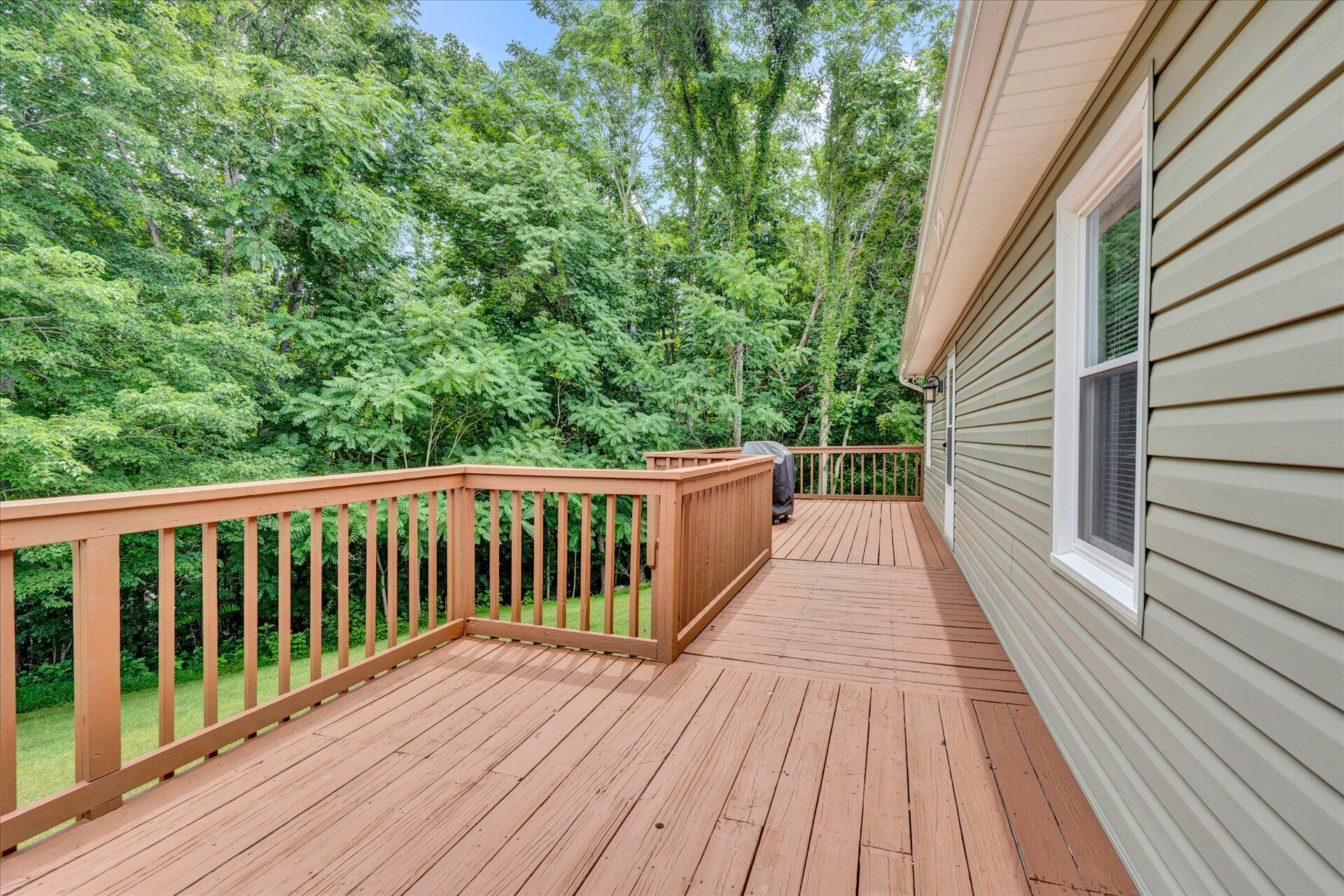 3382 Thomasson Mill Road Goodview, VA 24095 - Photo 18 of 20 a view of balcony with wooden floor