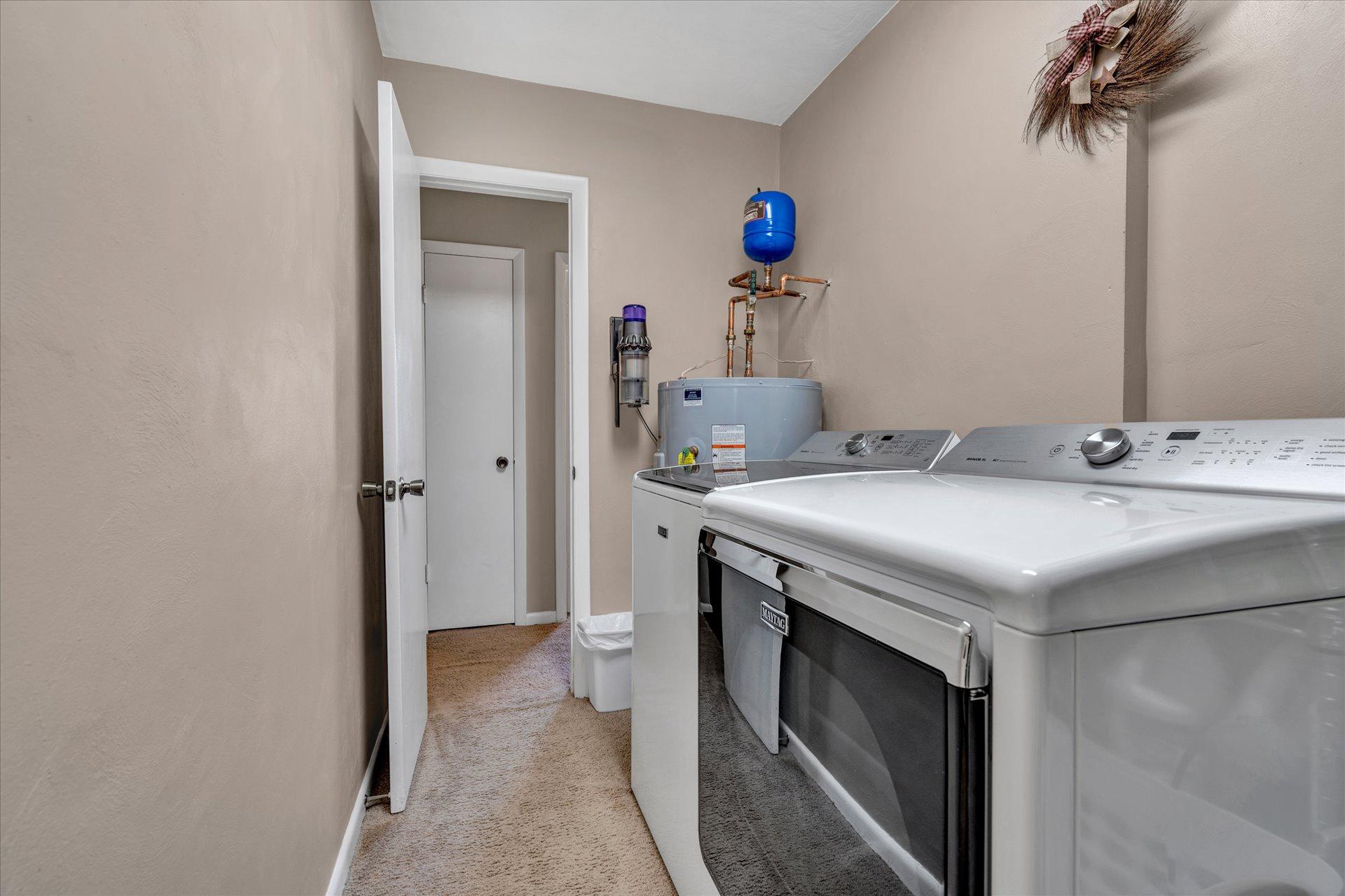 3382 Thomasson Mill Road Goodview, VA 24095 - Photo 10 of 20 a utility room with dryer and washer