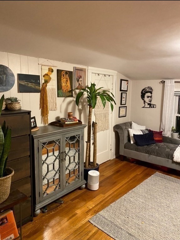 7 Granite Street, Unit 2 Cambridge, MA 02139 - Photo 14 of 31 a living room with furniture a rug and white walls