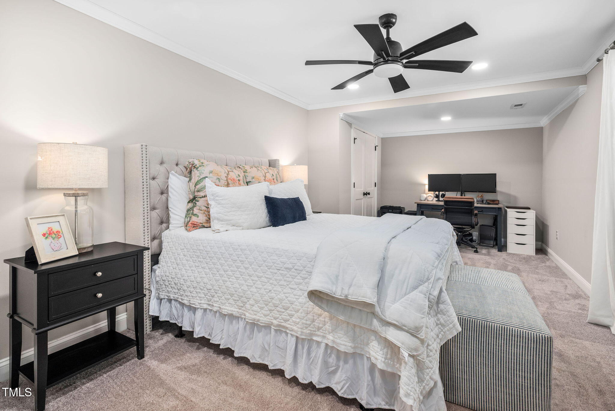 4808 Latimer Road Raleigh, NC 27609 - Photo 23 of 39 Lower Level Bedroom