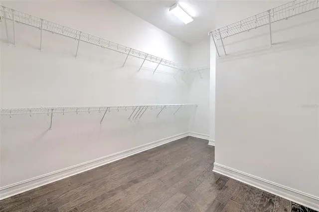 an aerial view of a swimming pool yard and mountain view