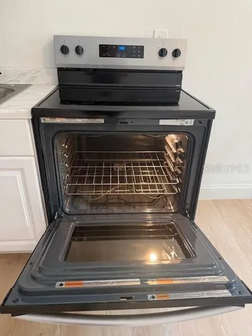 a close view of fireplace