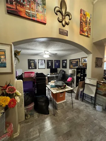 a room with storage and utility