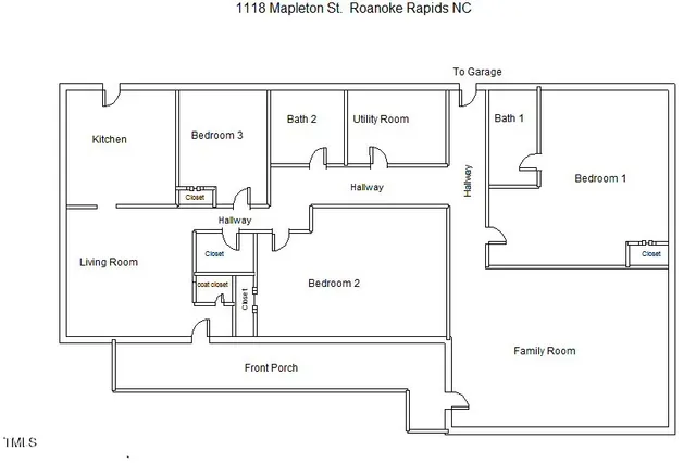 $450,000 | 1118 Mapleton Street, Roanoke Rapids, NC 27870