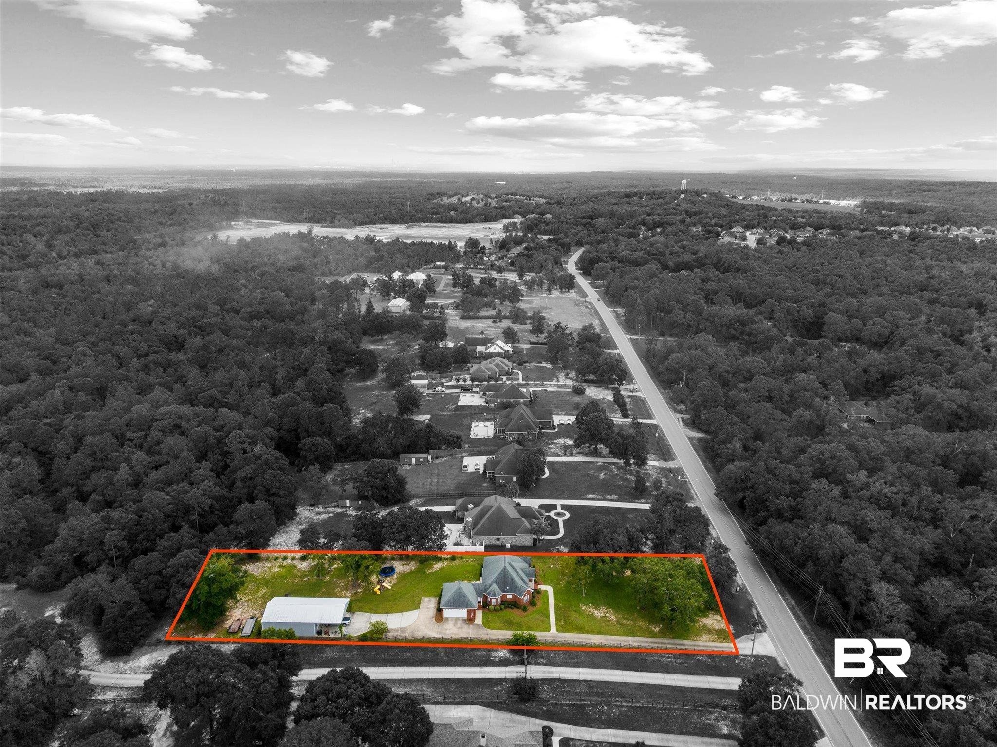 8840 Celeste Road Saraland, AL 36571 - Photo 40 of 43 Aerial view