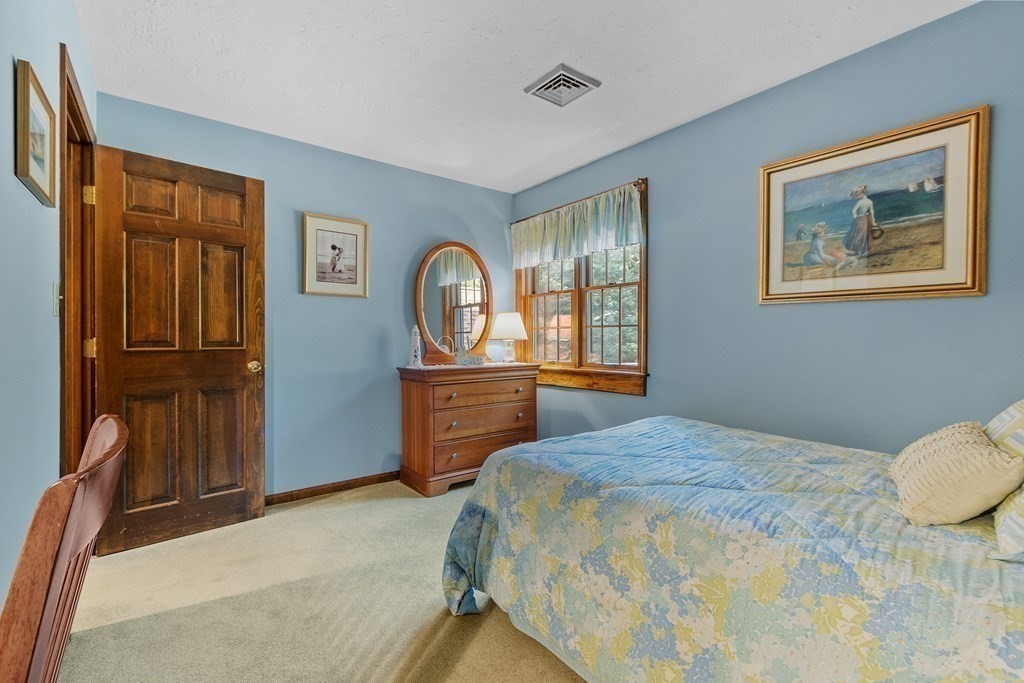 77 Turner Road Townsend, MA 01469 - Photo 29 of 34 a bedroom with a bed and a mirror on the dresser