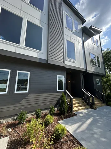 a front view of house