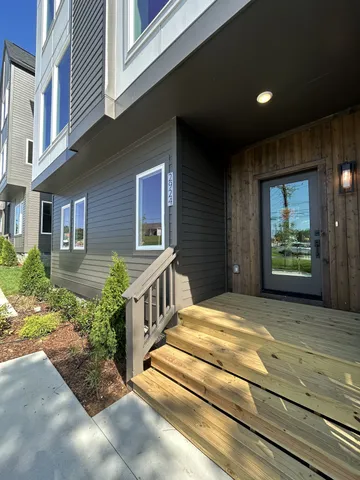 a view of house with front door