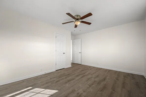 wooden floor in an empty room