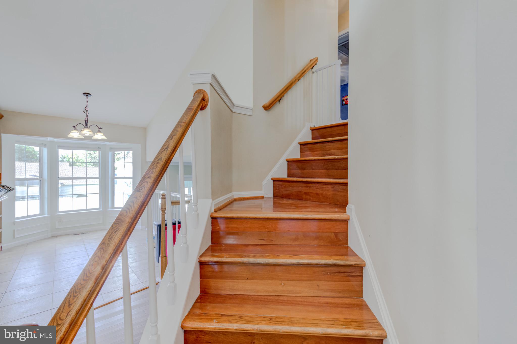 253 Choptank Road Stafford, VA 22556 - Photo 18 of 38 Hardwood Stairs to Bedroom Level