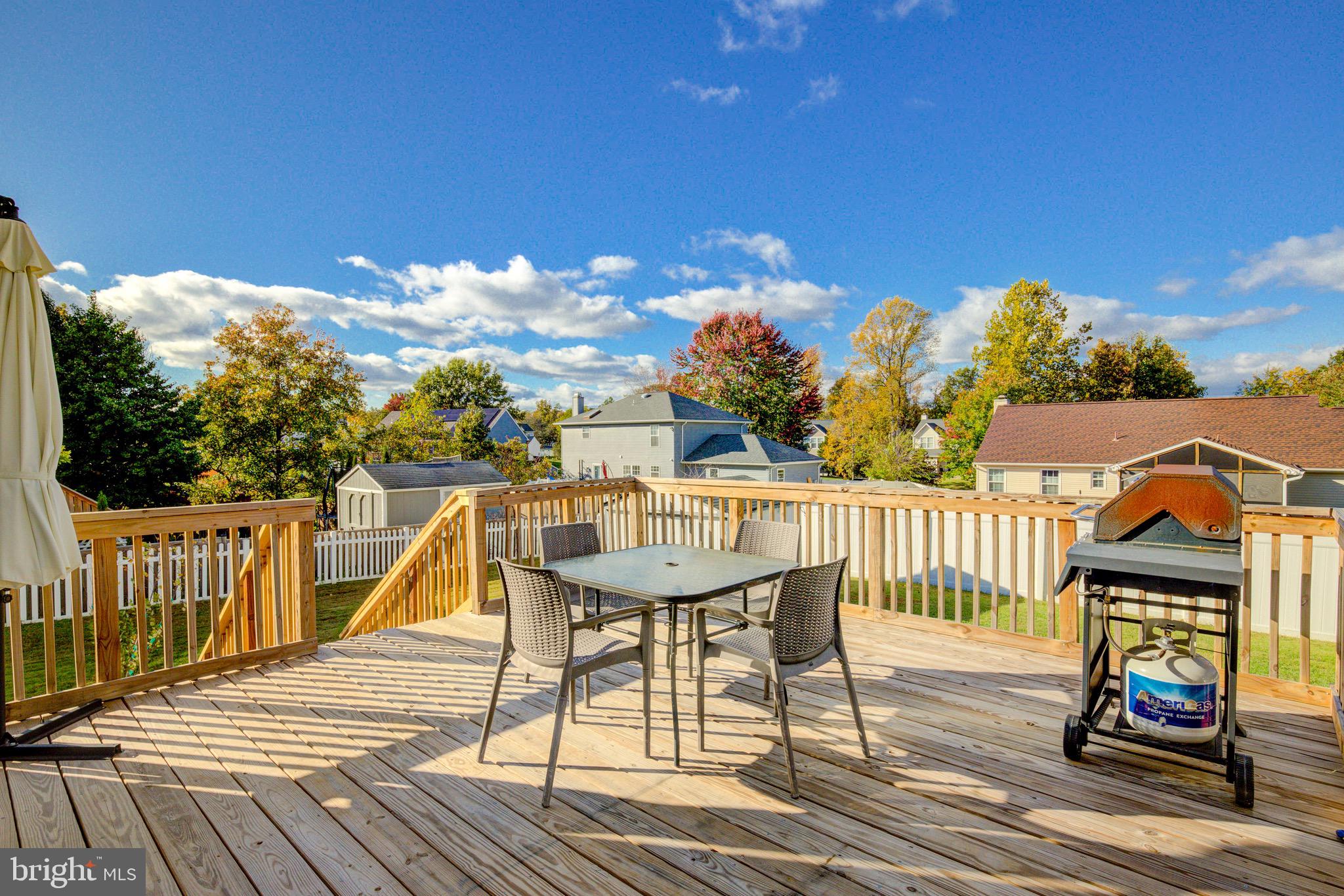 253 Choptank Road Stafford, VA 22556 - Photo 35 of 38 deck with grilling space