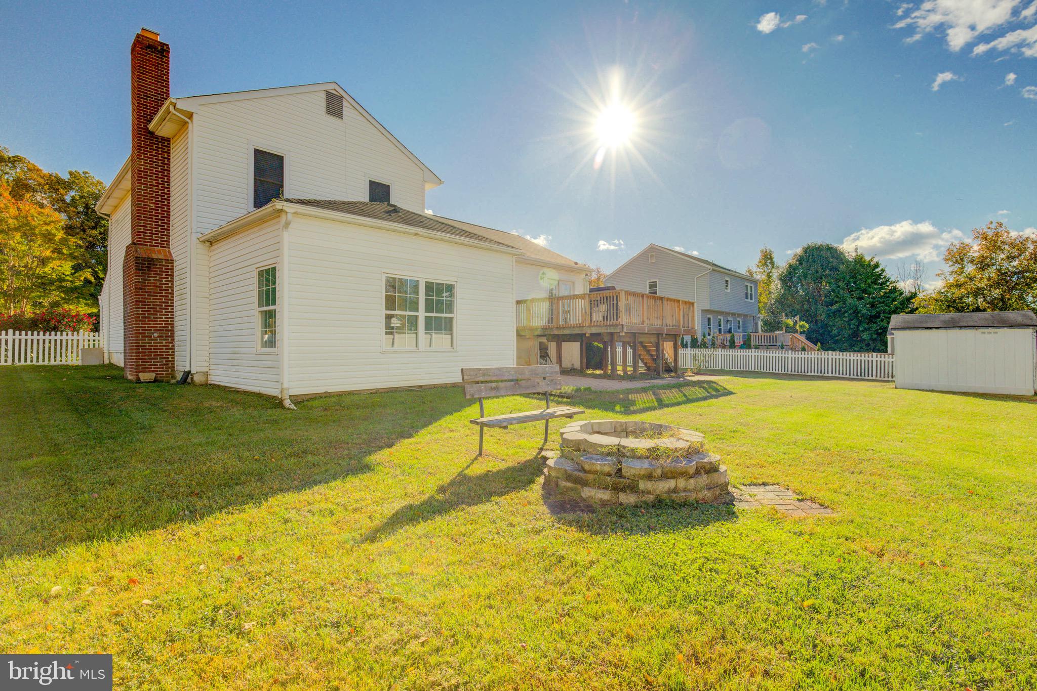 253 Choptank Road Stafford, VA 22556 - Photo 36 of 38 Firepit in spacious rear yard