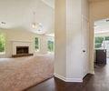 6445 Marsham Drive Atlanta, GA 30349 - Photo 4 of 28 a view of livingroom with hardwood floor and fireplace