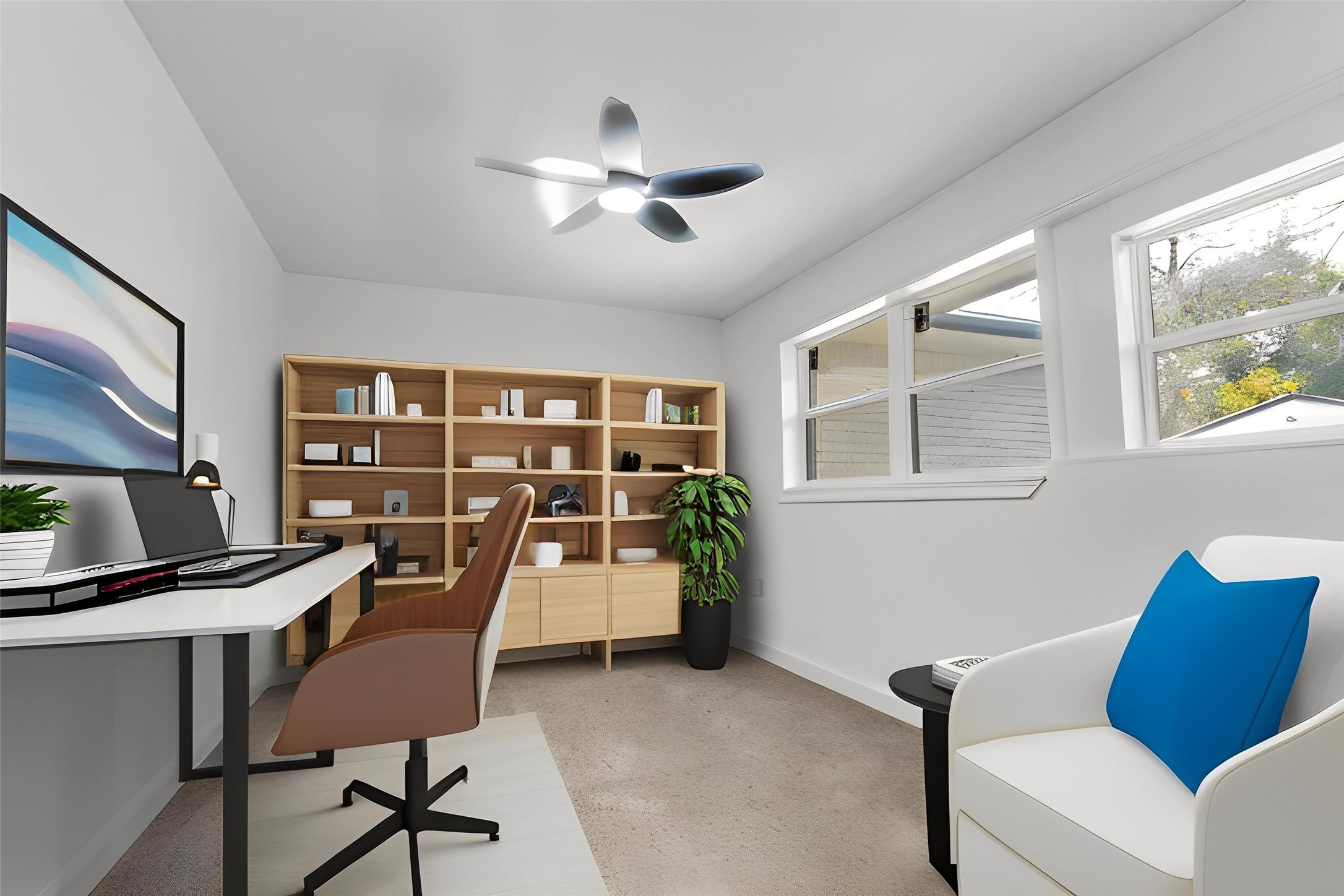 2545 Jackson La Marque, TX 77568 - Photo 21 of 30 a view of a livingroom with furniture and window