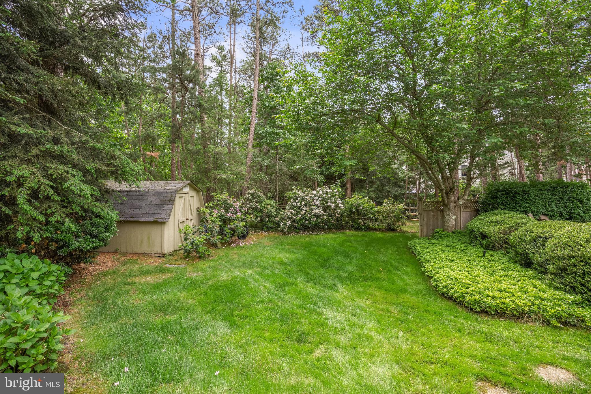 4 False Heather Way Medford, NJ 08055 - Photo 39 of 48 a garden view with a seating space