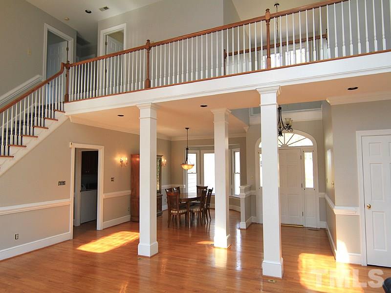 4013 Swarthmore Road Durham, NC 27707 - Photo 17 of 17 Front Entrance, Dining room to the left of the front door from this picture. Open to Great Room. Wonderful open floor plan throughout the main living area.